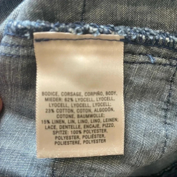 Holding Horses Denim Embroidered Blouse - Picture 8 of 8